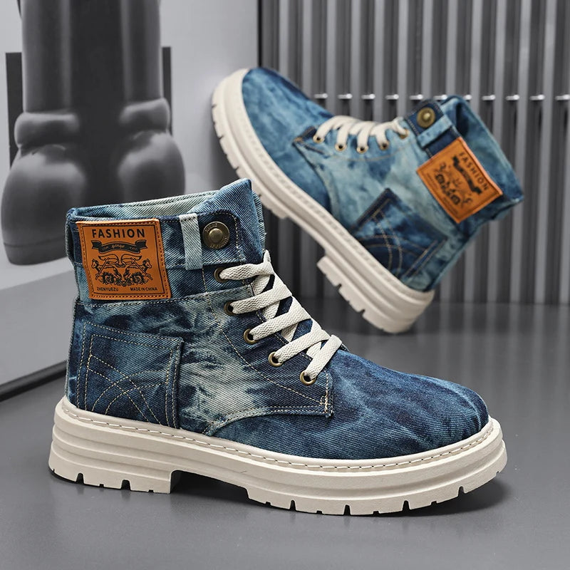Mens High Top Boots