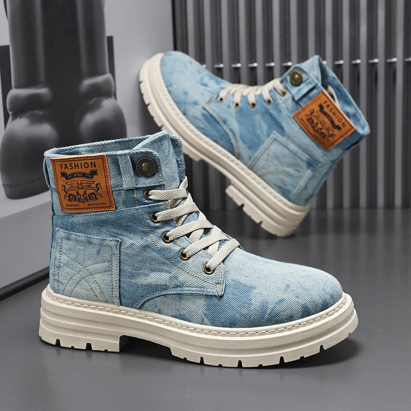 Mens High Top Boots