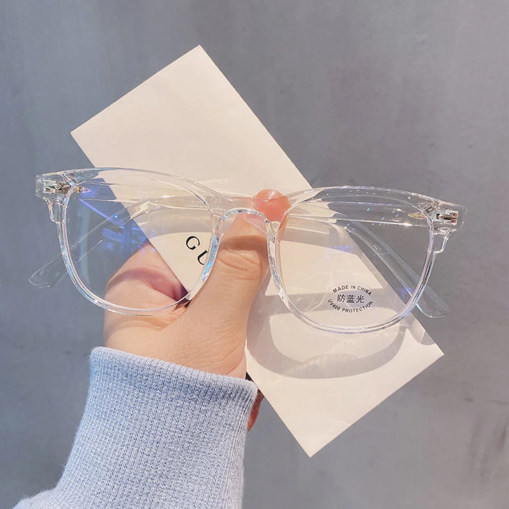 Transparent Finished Myopia Glasses